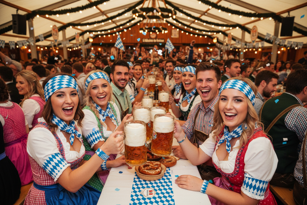 Bussl-Retter-Box - Sauber bleiben. Eindruck machen - Oktoberfest - Party inkl. Erfrischungstuch & Brillenputztuch