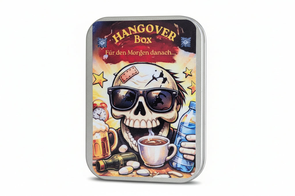 Bayern Tuch Geschenkbox –  4 x Metallbox mit Rautentuch inkl. Brillenputztuch & Erfrischungstuch - Party, Oktoberfest....