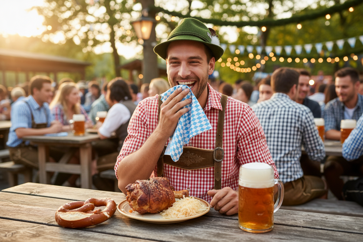 Bayern Refresh Box – Version A - das praktische Souvenir mit Stil - Party, Oktoberfest.....inkl. Erfrischungstuch & Brillenputztuch